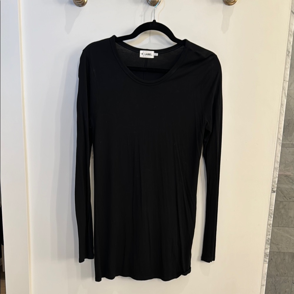 Women's Black Long Sleeve Tunic